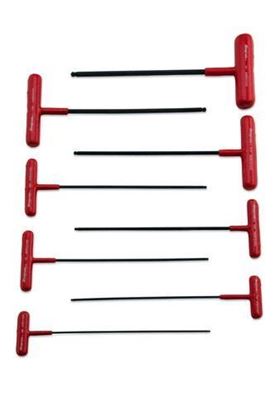 Picture of AWBCG1600 - T-Handle Ball Hex Wrench Set 3/32-1/4"; 8Pc - Imperial