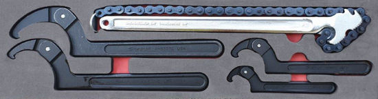 Snap-on - MOD.933SH45S - Adjustable Hook and Chain Spanner Set; 5Pc