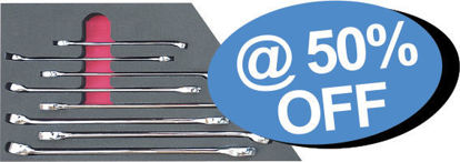Picture of XXNOV104 8pc Imperial Combination Spanner Set option (1/4 - 5/8)
