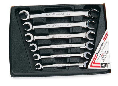 Picture of RXFMS606B - Flank Drive® Double End 6Pt Flare Nut (Pipe) Spanner Set 9-21 mm; 6Pc