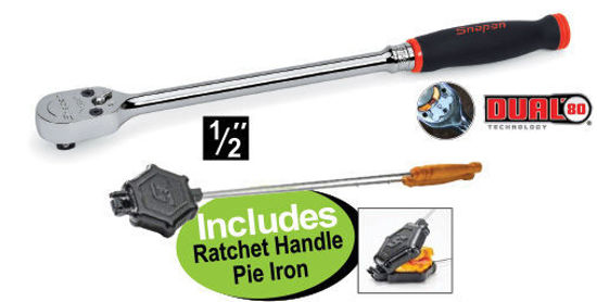 Picture of XXDEC106 1/2" Drive Ratchet  Soft Grip, Long Handle Includes Ratchet Handle Pie Iron