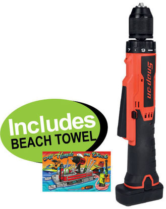 Picture of XXDEC134 14.4V In-line Drill (Tool + 2.5Ah Battery) Includes BEACH TOWEL