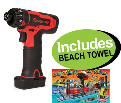 Picture of XXDEC138 Brushless  14.4V Screwdriver Tool + 2.5Ah Battery Pack Includes  BEACH TOWEL