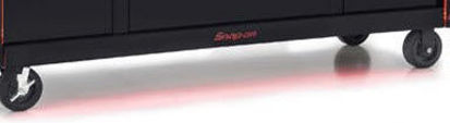 Picture of KABGMLED2R - Matte Bottom Guard with Hidden Color LED Strips for KRA2422 (Black with Red LED)