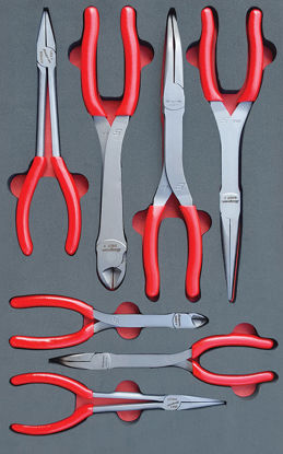 MOD.836SH42D - Long and Mini Pliers; 7Pc