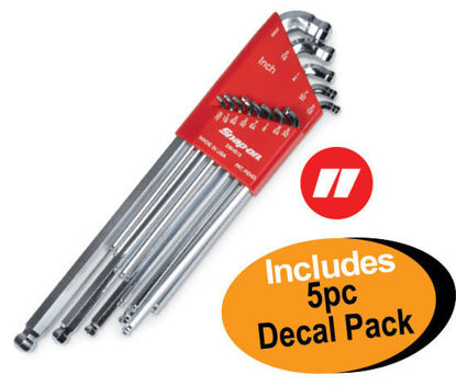 XXJUN222 Imperial Double Ball Allen Key Set Includes 5pc  Decal Pack