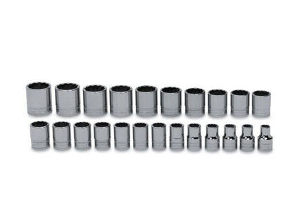 Snap-on - 323SWM - 1/2" Shallow 12pt Socket Set 10-32mm; 23Pc