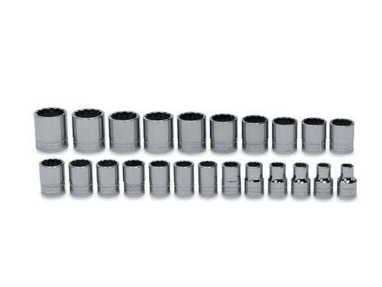 Snap-on - 323SWM - 1/2" Shallow 12pt Socket Set 10-32mm; 23Pc