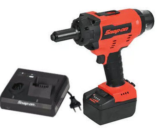 Snap-on - CTRG9050U1-WO - 18V MonsterLithium Brushless Cordless Rivet Gun with one Battery (Red)