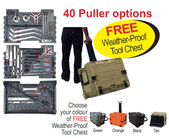 Snapon Africa Online Store. XXOCT202 Master Interchangeable Puller Set