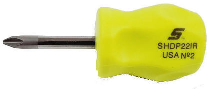 Snap-on - SHDP22IRBHV - Phillips #2 Instinct® Hard Grip Stubby Screwdriver (Hi-Viz)