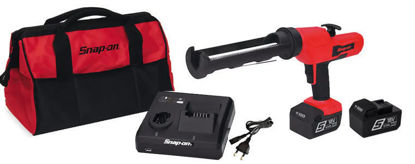 Snap-on - CTCG8850U2-WO - 18V MonsterLithium Cordless Caulk Gun Kit with 2 x Batteries (Red)