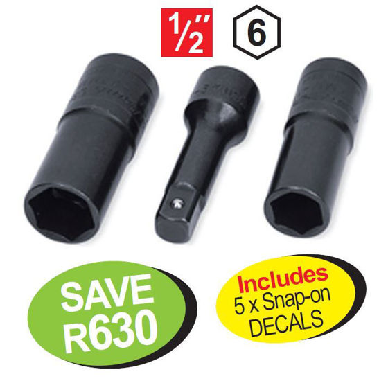 Snapon Africa Online Store. XXNOV202 Flip Socket Lug Nut Set Includes