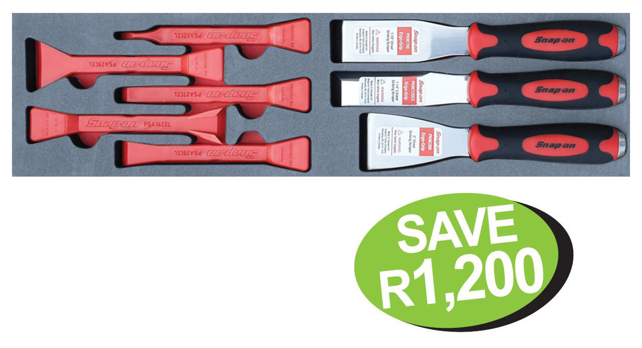 Snapon Africa Online Store. XXNOV206 Scraper Set (8pc) in Foam Control Insert