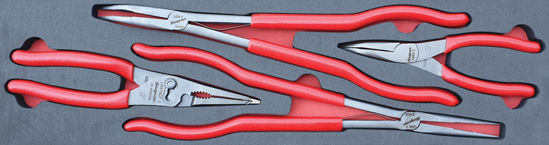 Snap-on - MOD.953SH45S - Combination Long Reach and Standard Plier Set; 4Pc
