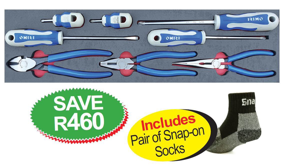 Snapon Africa Online Store. XXDEC206 Screwdriver & Plier Set (8pc) in