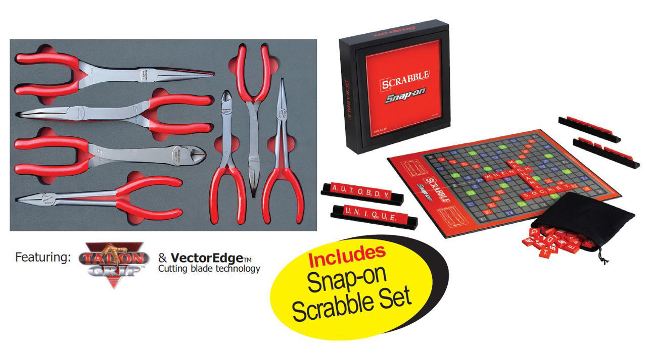 Snapon Africa Online Store. XXDEC201 LongReach Plier Set in Foam Control Insert Includes Snap