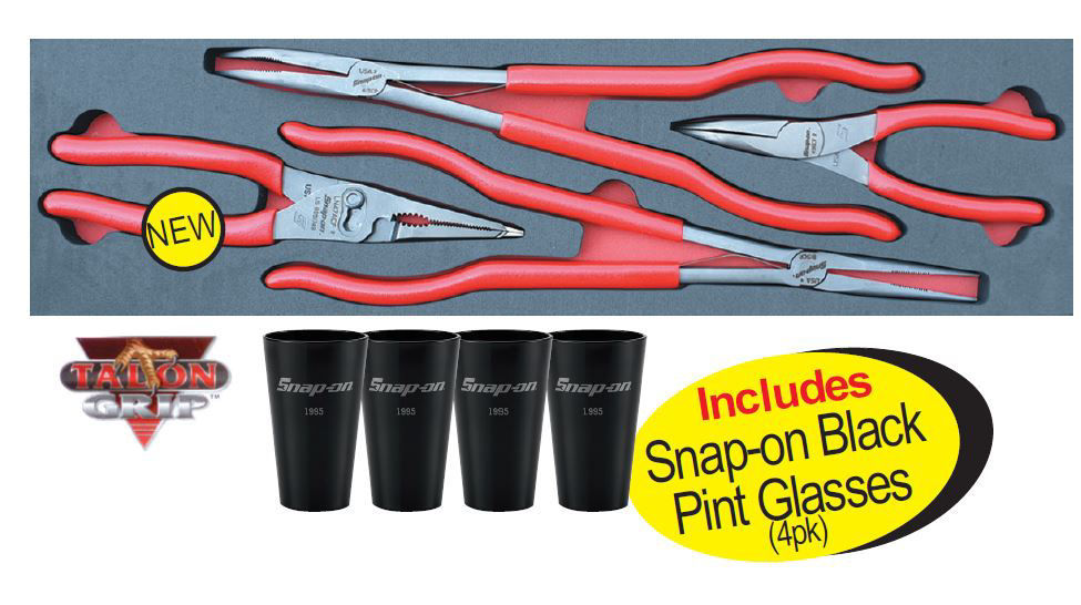 Snapon Africa Online Store. XXDEC202 Long Nose Plier Set in Foam Control Insert Includes Snap