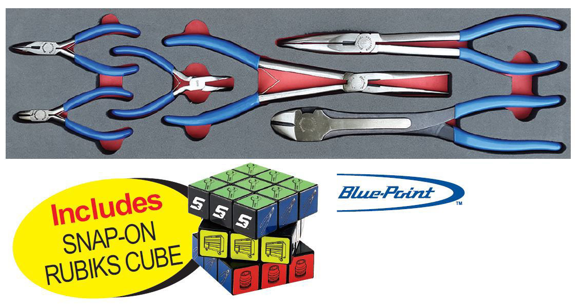 Snapon Africa Online Store. Snapon Blue XXDEC203 Mini & Long Reach Plier Set In Foam Control