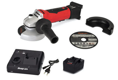 Snap-on - CTGR8845U1-WO - 18V 4-1/2" MonsterLithium Cordless Standard Grinder Kit with 1x Battery (Red)