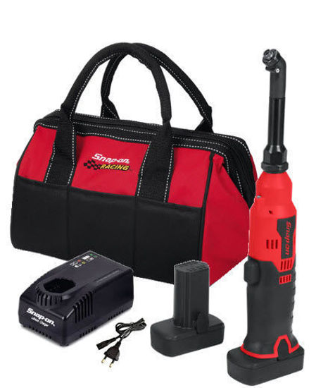 Snap-on - CDRR200545U2-WO - 14.4V MicroLithium Cordless 45° Angle Head Mini Drill Kit with 2 x Batteries (Red)