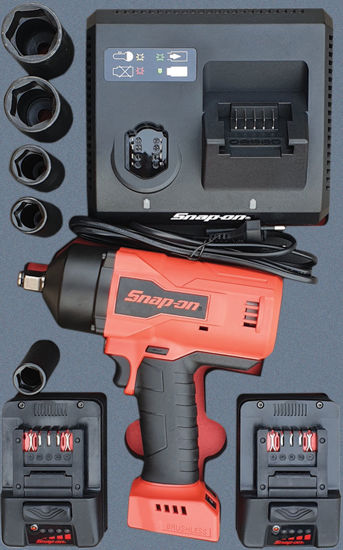 Snap-on - MOD.948SH42D - 18V 1/2" Drive MonsterLithium Brushless Cordless Impact Wrench Kit with Sockets; 9Pc