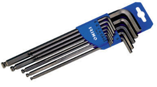 Irimo - IR48A-13-H - L-Shaped Ball Tip Long Hex Key Set 0.05-3/8", 13 Pc