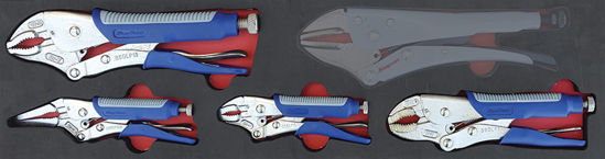 Blue-Point - MOD.730SH45S4 - Locking Plier Set; 4Pc