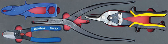 Snap-on Blue - MOD.826SH45S - Combination Pliers Set; 4Pc