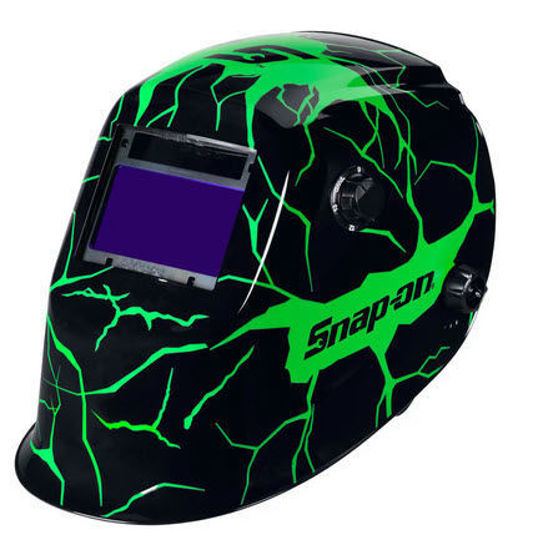 Snap-on - YA4617 - Auto-Darkening Welding Helmet (Green Crackled Graphic)