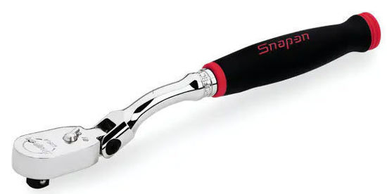 Snap-on - FHOF80A - 3/8" Drive Dual 80® Technology Standard Handle Offset Soft Grip Flex-Head Ratchet (Red)