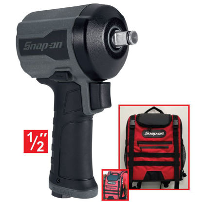 Snap-on XXFEB181 Stubby Gun Metal 1/2" Drive Impact Wrench  includes Insulated Cooler / Back Pack