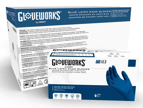 Blue-Point - AGPGPLHD86 - Heavy-Duty Exam Grade Latex Gloves, Large