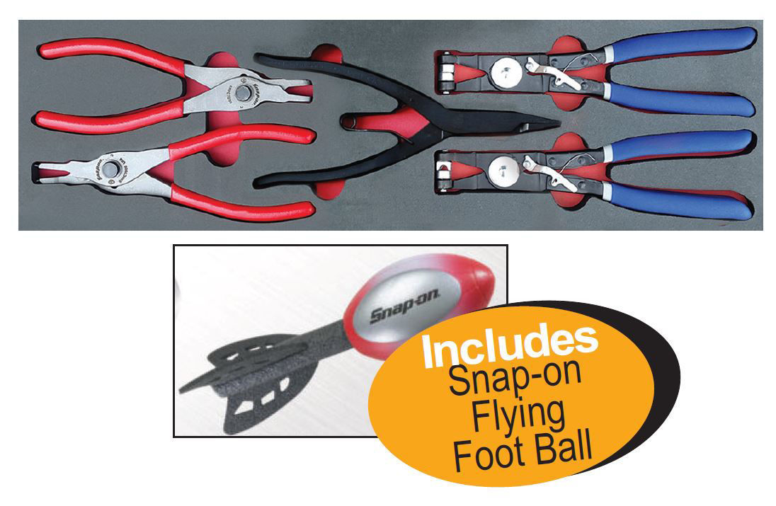 Snapon Africa Online Store. Snapon Blue XXAPR191 Clamp Plier Set (5pc) In Foam Control Insert