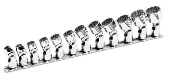 Snap-on - 212FUY - 3/8" Drive Flank Drive® Shallow Universal 12Pt Socket Set 5/16 - 1"; 12Pc