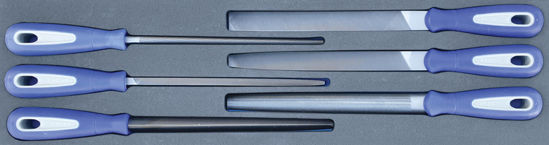 Irimo - MOD.214BH44S - Second Cut File Set; 6Pc