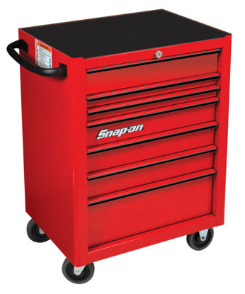 Snap-on - KRA2007KZURB-WO - Standard 7Drw Roll Cab; Red with Black Alu Trims