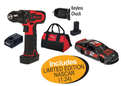 Snap-on XXMAY181 14.4V Brushless CORDLESS Drill Kit Includes LIMITED EDITION NASCAR (1:24)