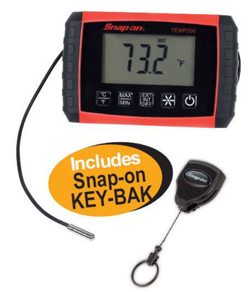 Snap-on  XXJUN161 DUAL Digital Thermometer Includes Snap-on KEY-BAK