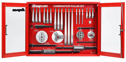 Snap-on - CJ2500SB-WO - Heavy-Duty Manual Interchangeable Master Puller Set with Tool Control Board and Wall Cabinet