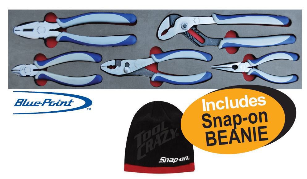Snapon Africa Online Store. Snapon Blue XXJUN108 Plier Set in Foam 5pc Includes Snapon BEANIE