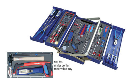 Snap-on Blue - SET.AE1M1281 - Basic Auto Electrician Tool Set in Cantilever Box; 48Pc