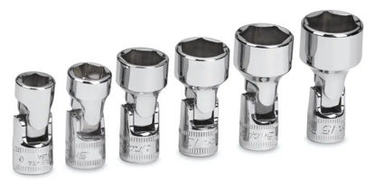 Snap-on - Snap-on - 106TMUSMA - 1/4" Drive 6-Point Flank Drive® Shallow Universal Socket Set 8-15mm - 6Pc