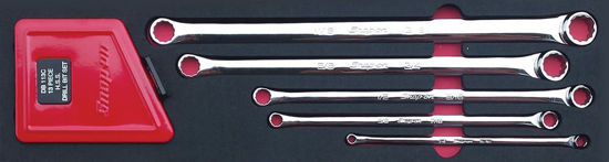 Snap-on - MOD.855SH45S - 15° Offset Box Spanner and Drill Bit Set; 18Pc - Imperial - Aviation