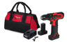 CDR861U2-WO - 14.4V 3/8" Brushless MicroLithium Drill Kit with 2 x Batteries (Red)