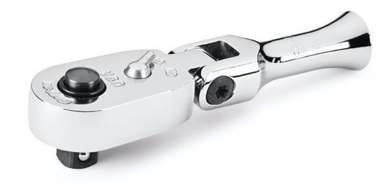 Snap-on - FRKF80A - 3/8" Drive Dual 80® Technology Stubby Handle Flex-Head Quick-Release Ratchet