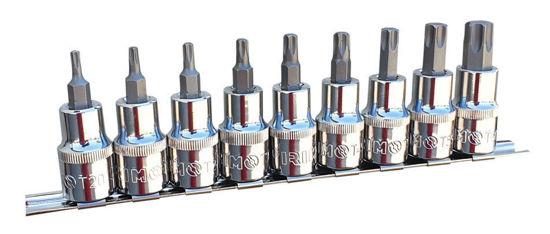 Irimo - IR183-2060S9-WO - 1/2" Torx Bit Socket Driver Set T20-T60; 9Pc