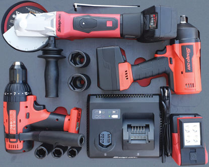 Snap-on - MOD.766SH45F - 18V MonsterLithium Cordless Set with Deep Impact Sockets, 13Pc