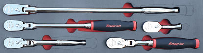 Snap-on - MOD.946SH45S-M - 3/8" Drive Combination Standard and Soft Grip Ratchet Set; 5Pc