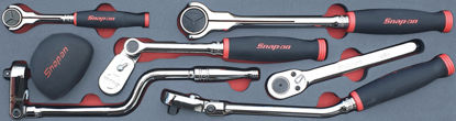 Snap-on - MOD.949SH45S-SG - 3/8" Drive Soft Grip Special Application / Bent Ratchet Set; 7Pc